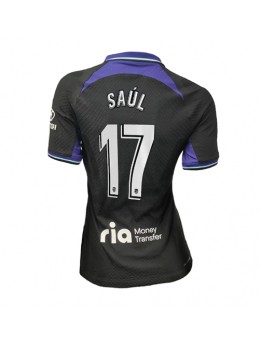 Atletico Madrid Saul Niguez #17 Auswärtstrikot für Frauen 2022-23 Kurzarm